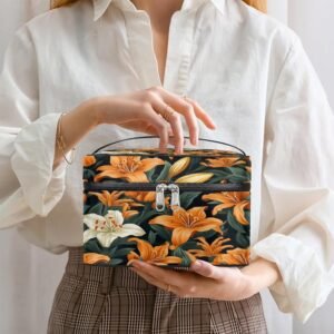 Caring for Your Abstract Flower Makeup Bag