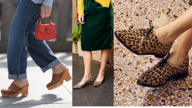 leopard print shoes outfit ideas