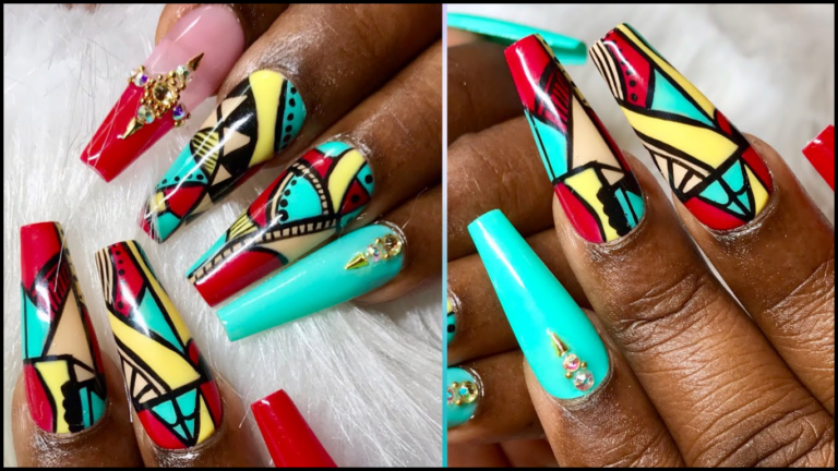 tribal designs for nails