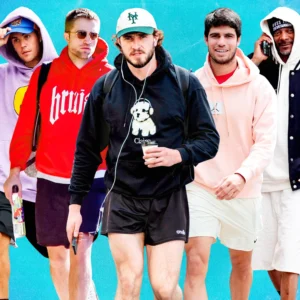 Sporty Edge: shorts with a Hoodie