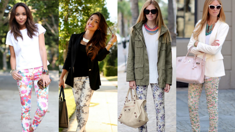 How to Style Floral Jeans with Bold Accessories for a Statement Look