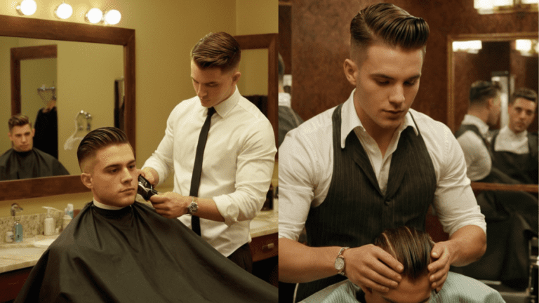 in 2010 what barbering fashion trend returned for young men