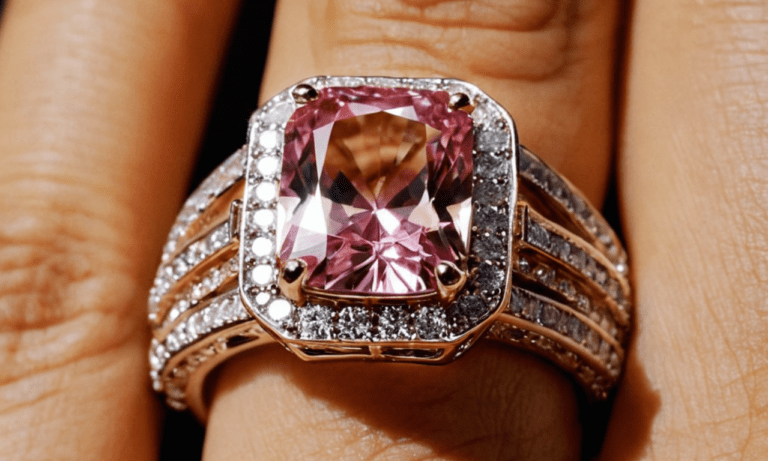 pink diamond jennifer lopez engagement ring