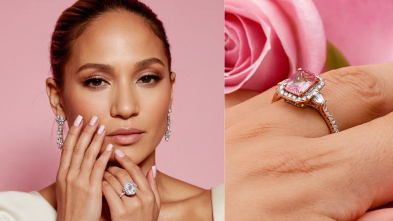 j lo pink engagement ring